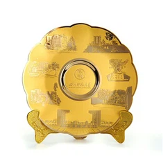 3d گفٹ سووینئر میٹل پلیٹ