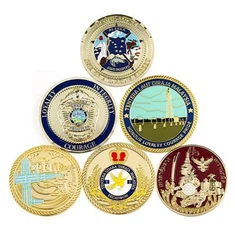 یادگاری حسب ضرورت میکر میٹل اسٹیمپنگ کسٹم چیلنج کوائن